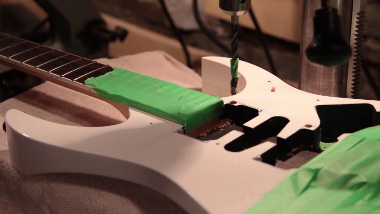 Ibanez Prestige RG custom mod with Suhr S90 (P-90) pickups **Part 2 of 3**