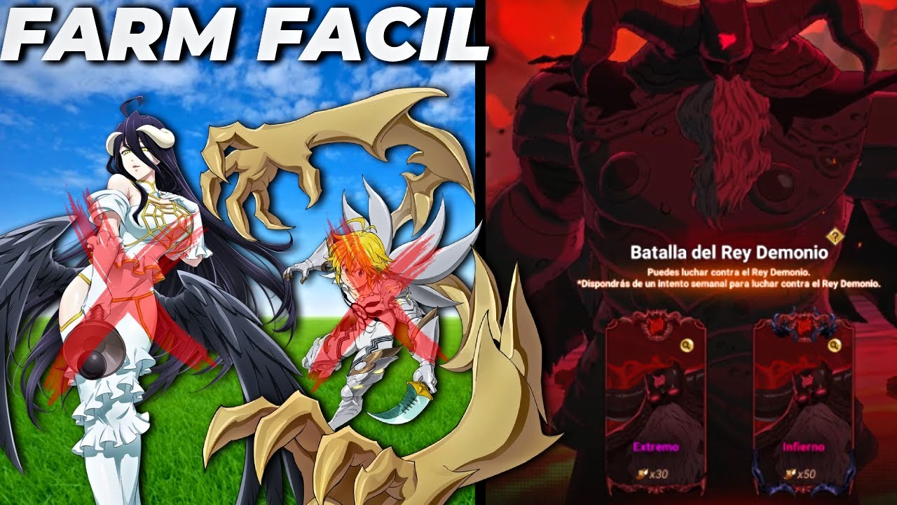 Como Ganarle al rey demonio sin Albedo y Meliodas UR - 7DS GRAND CROSS