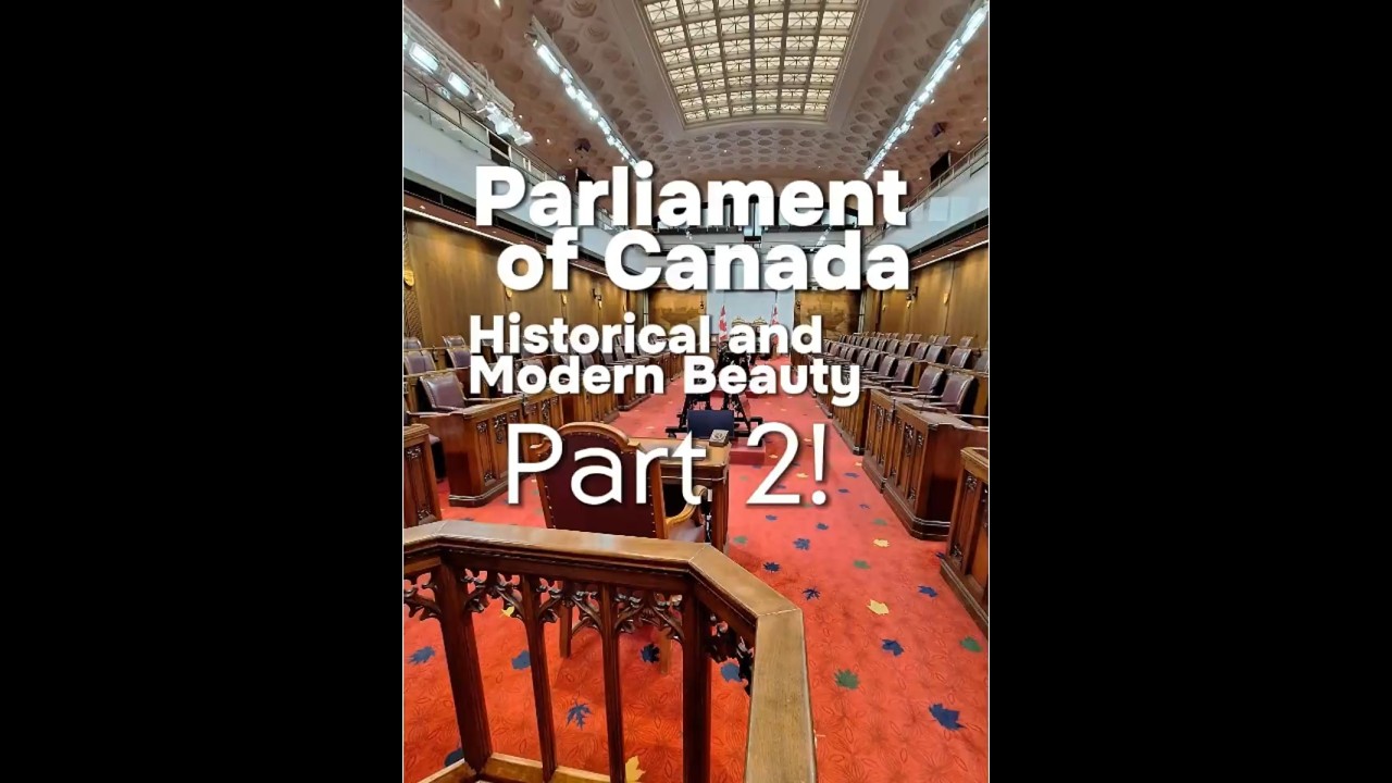 Parliament of Canada Tour - Part 2 - #ottawa #canada #canadian #parliament #travel #shorts #youtube