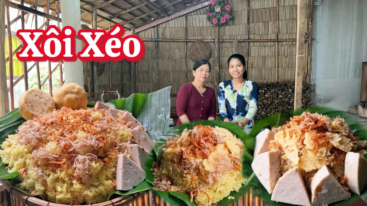 Thử làm XÔI XÉO, một lần không ngờ thành công ngon quá chừng của hai má con... cả nhà hãy thử nhé ❤️