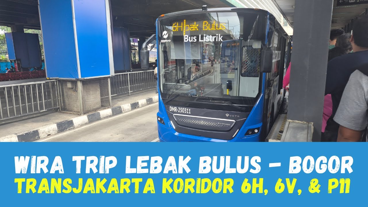 VLOG Keliling Terpraktis ke Bogor dari Lebak Bulus Hanya 3500 || TransJakarta Koridor 6H - 6V - P11