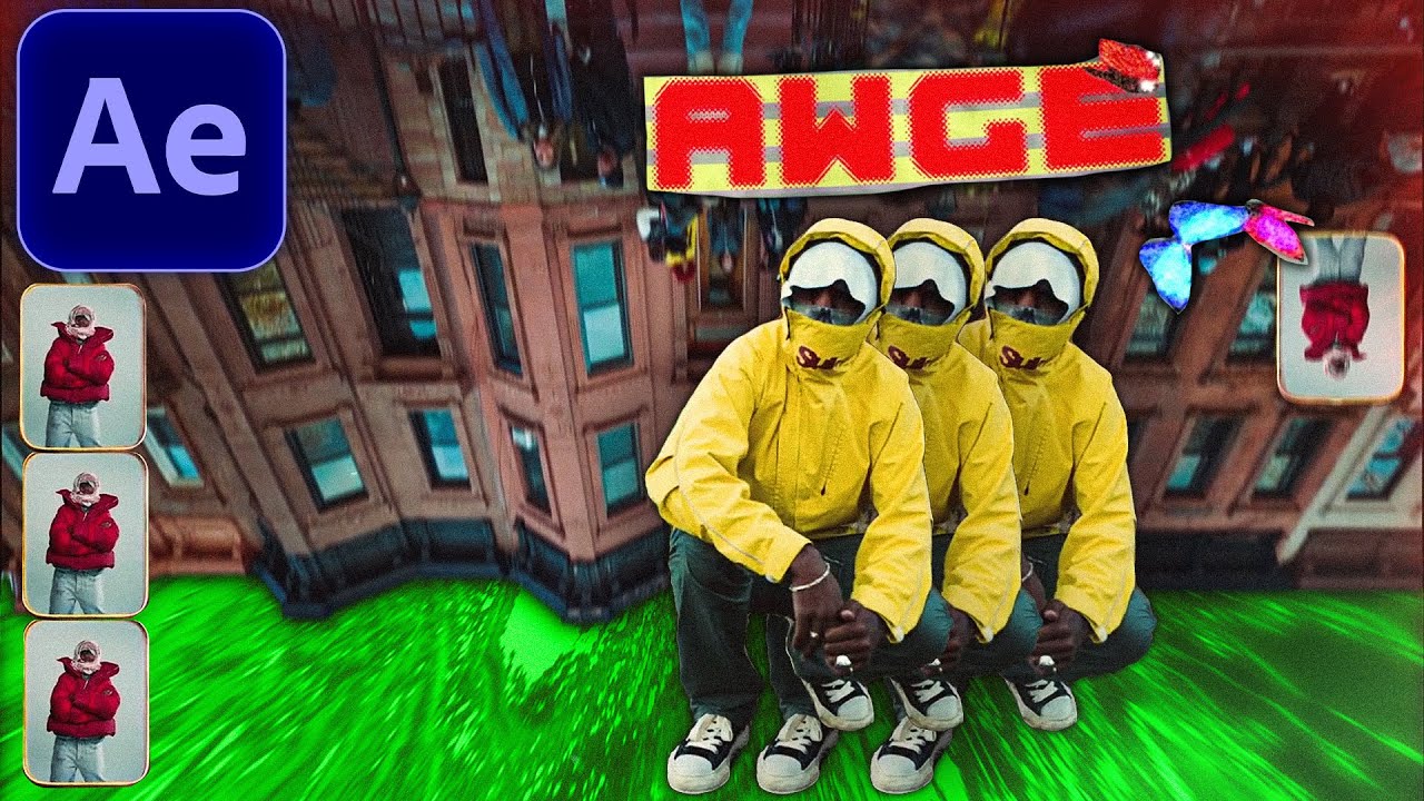 Make AWGE style VIDEO COLLAGE with a Twist!