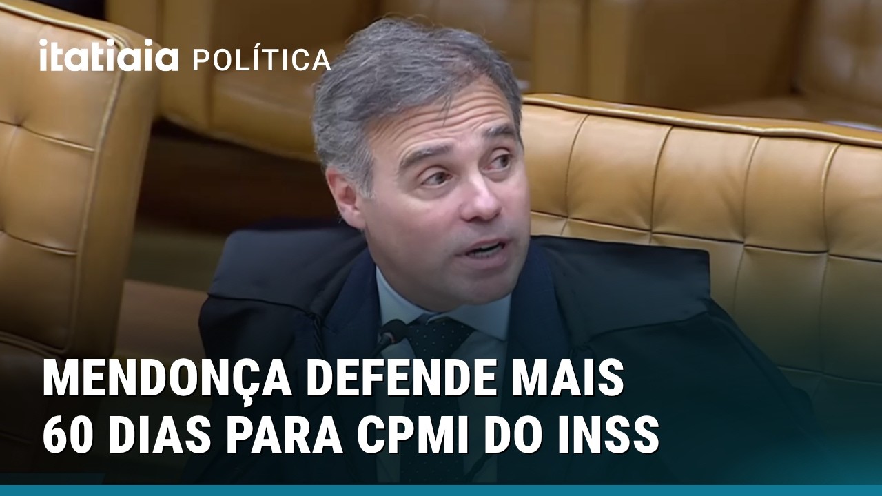 MINISTRO ANDR&Eacute; MENDON&Ccedil;A DEFENDE MAIS 60 DIAS PARA CPMI DO INSS