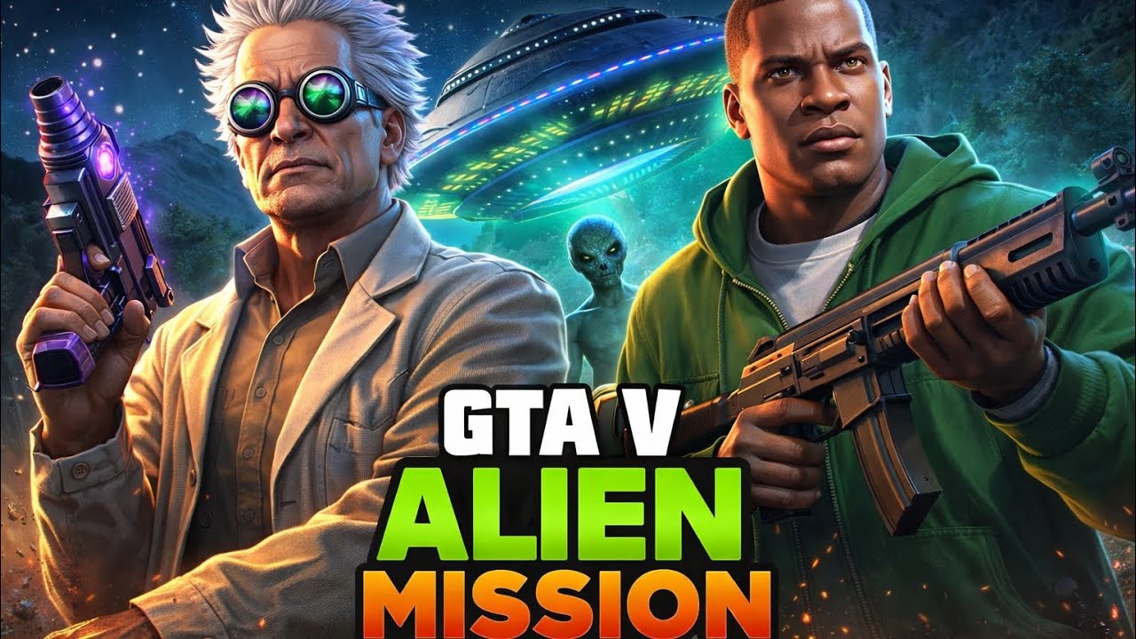 Franklin ne dhund liya Alien ka Spaceship! 👽 Space Docker Unlocked in GTA 5 #video