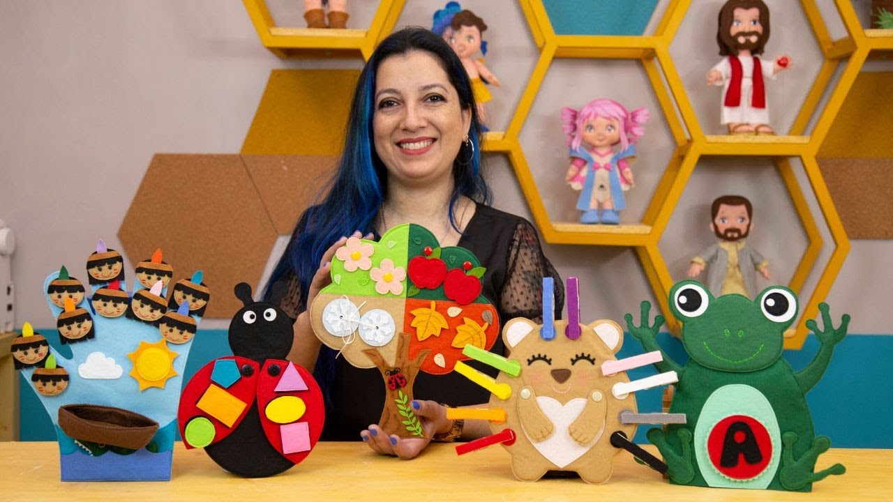 Curso Atividades Pedag&oacute;gicas em Feltro | com Fernanda Golono