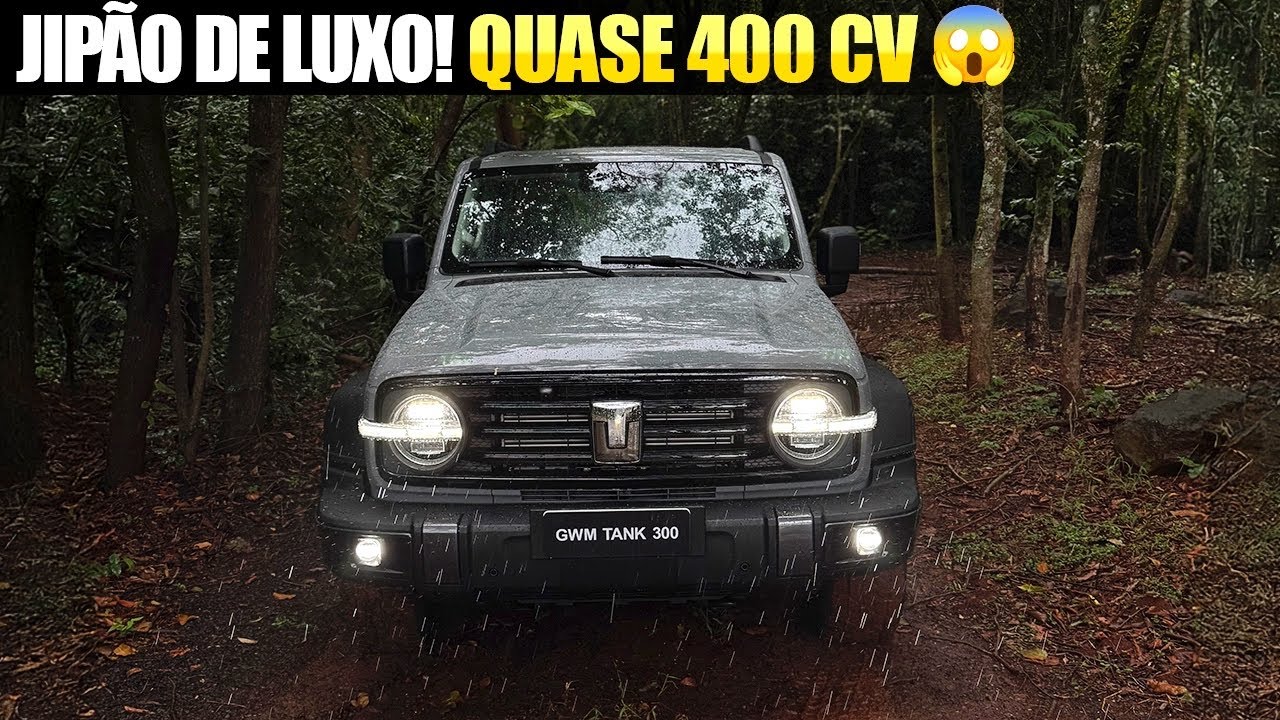 PRIMEIRO CONTATO COM O NOVO GWM TANK 300, IMPRESSIONANTE!!