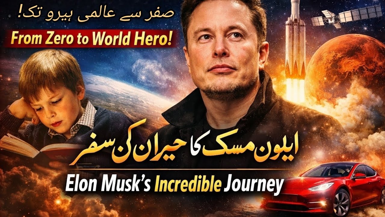 Elon Musk Life Story | From Childhood to World’s Richest Man | Motivational Documentary 