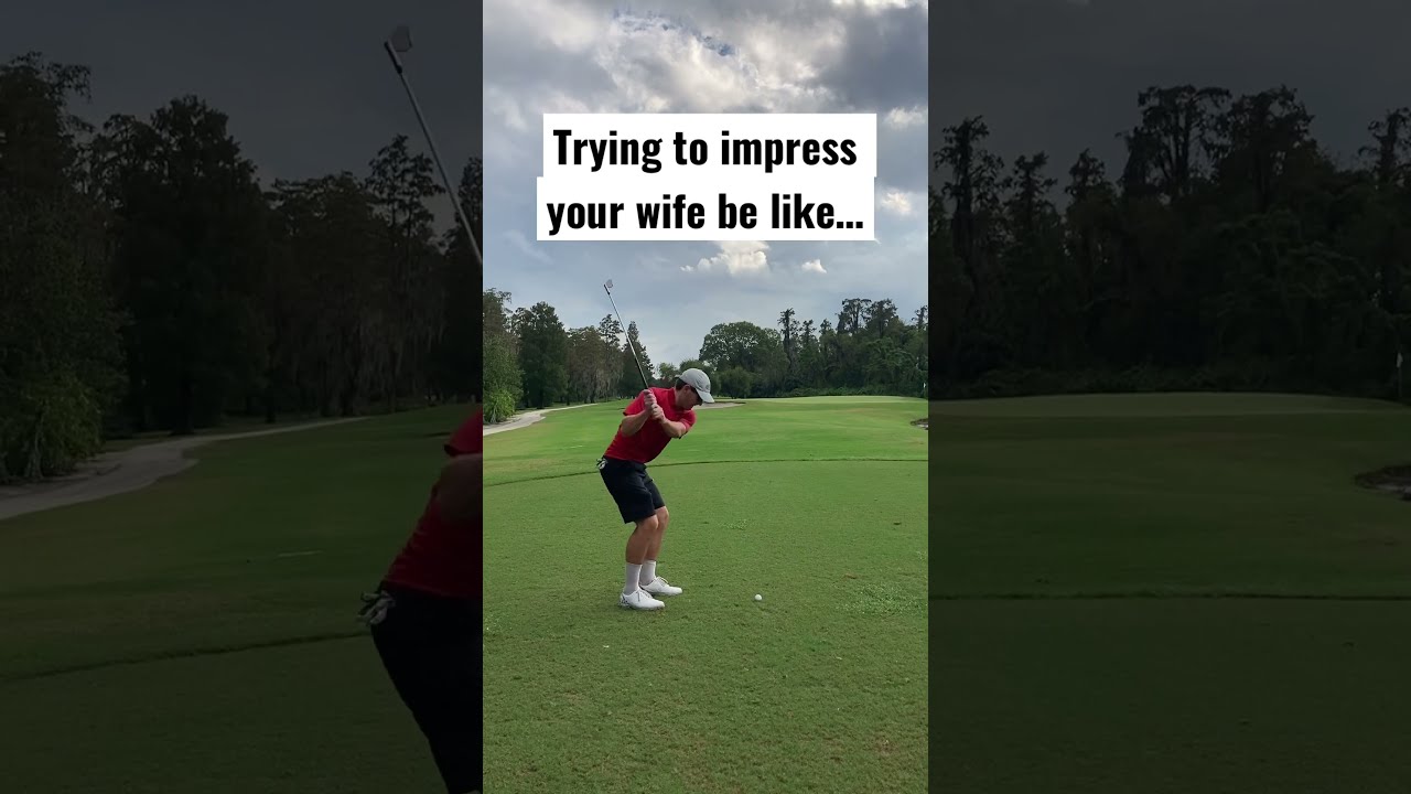 HOW TO IMPRESS YOUR WIFE (GONE WRONG) #golfshort #golf #humor #comedy #golfing #explorepage #tips