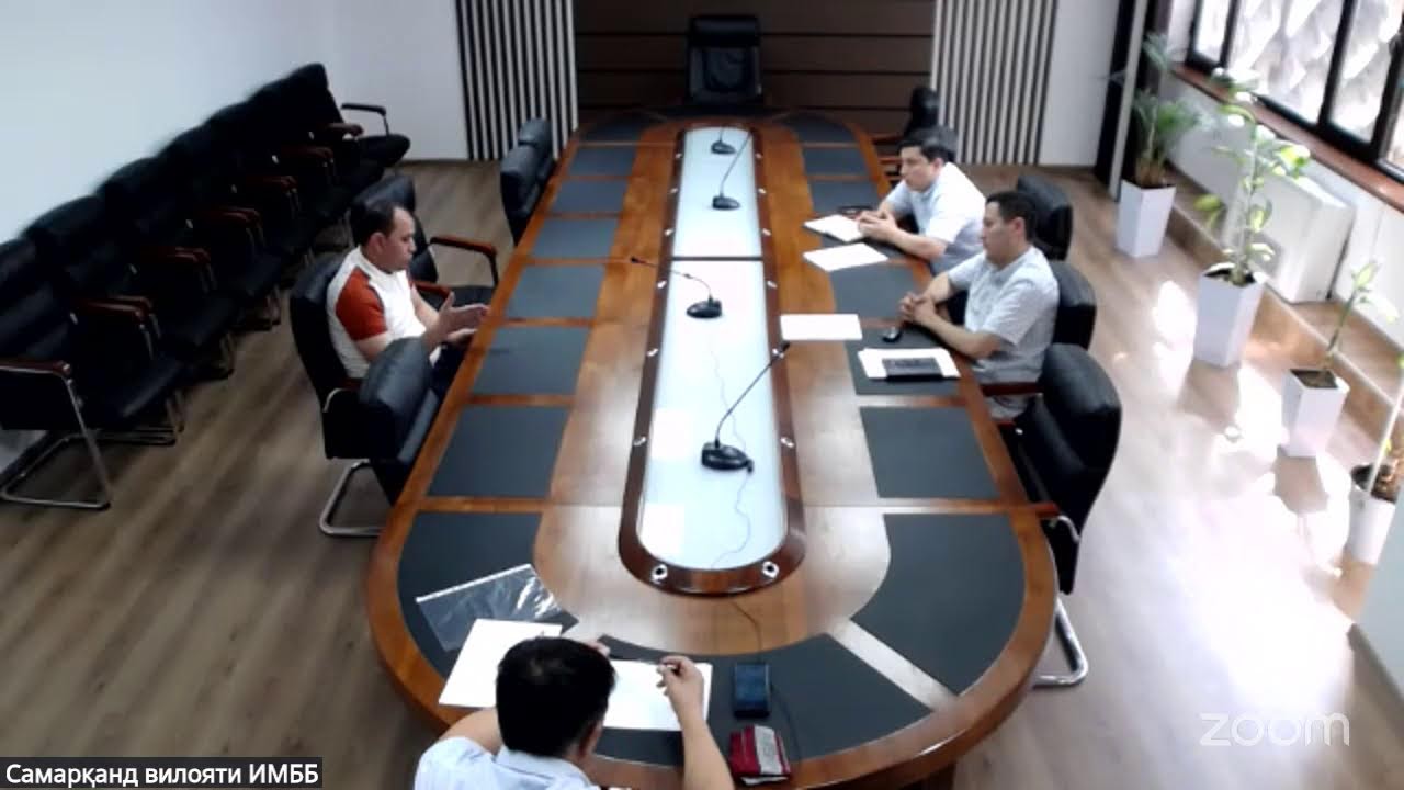 Zoom Meeting Самарқанд вилояти ИМББ