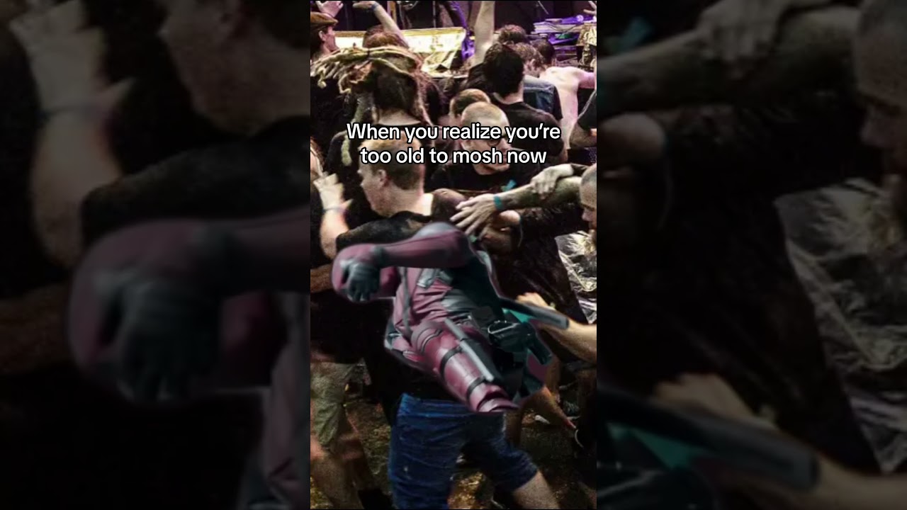 When You Realize You&rsquo;re Too Old To Mosh 😂 #shorts