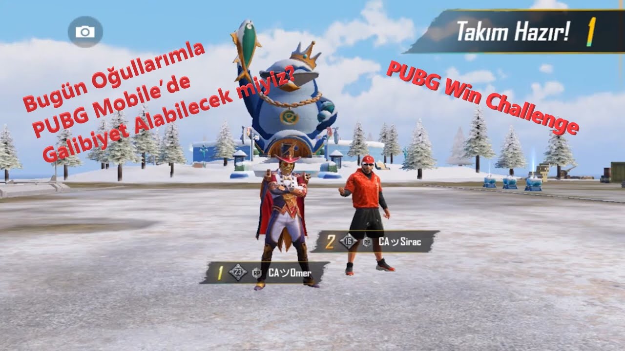 Bugün Oğullarımla PUBG Mobile’de Galibiyet Alabilecek miyiz? | PUBG Win Challenge