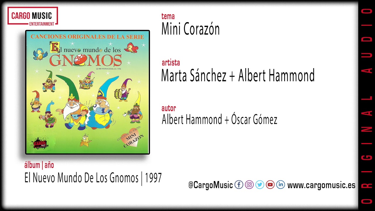 Marta S&aacute;nchez & Albert Hammond-Mini Coraz&oacute;n(El Nuevo Mundo de los Gnomos1997)[official audio+letra]