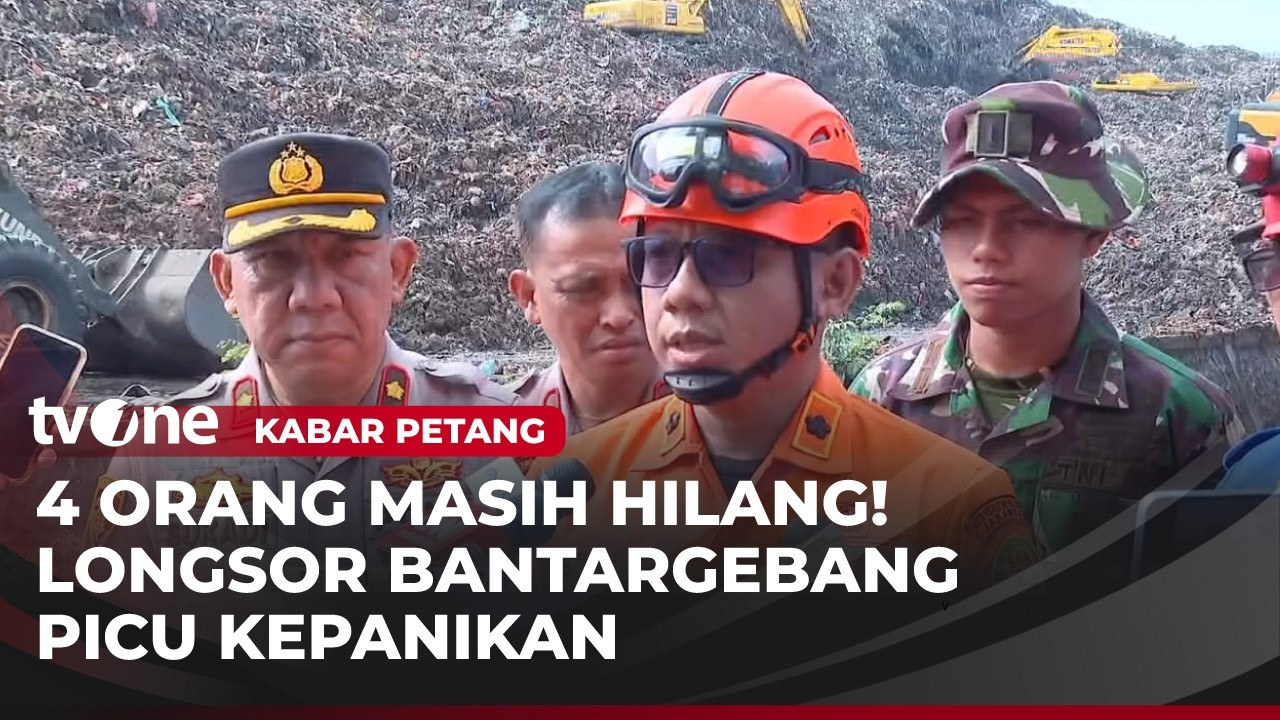 4 Orang Masih Dinyatakan Hilang Akibat Longsor Bantargebang | Kabar Petang