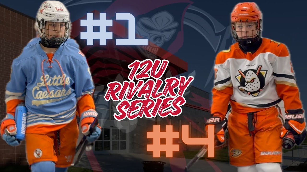 2013 LITTLE CAESARS vs JR DUCKS - 12U Rivalry Series - AAA Hockey Highlights