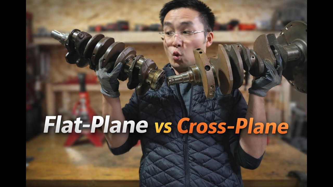 V8 平面曲轴 vs 十字曲轴｜它们差的真不只是声音 Cross-Plane vs Flat-Plane Crankshaft Explained