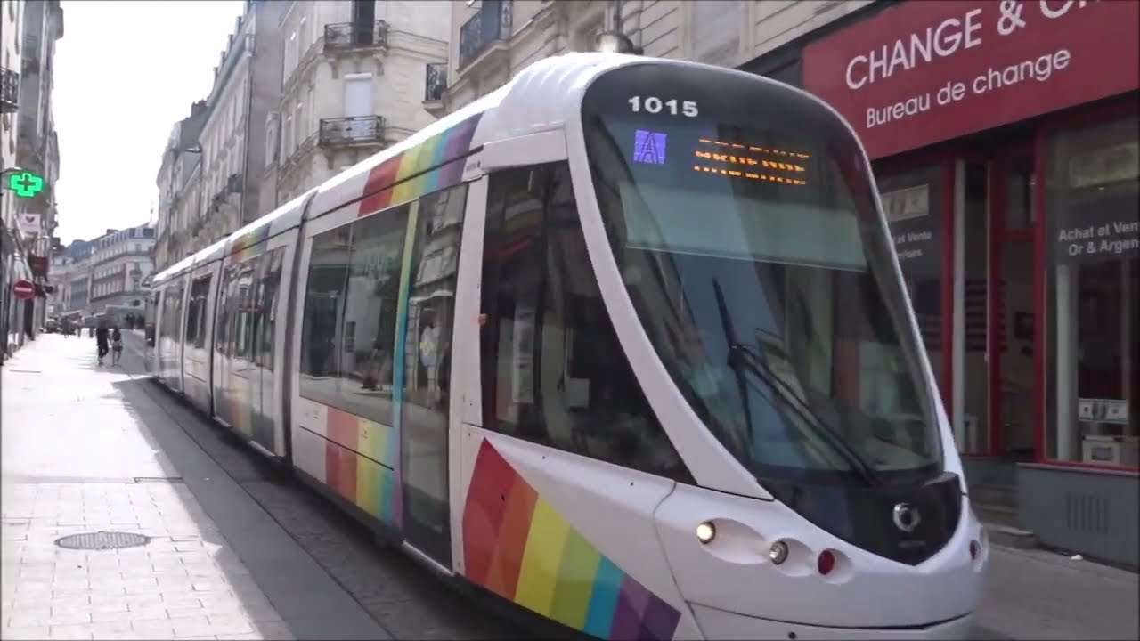 Trams in Angers, France