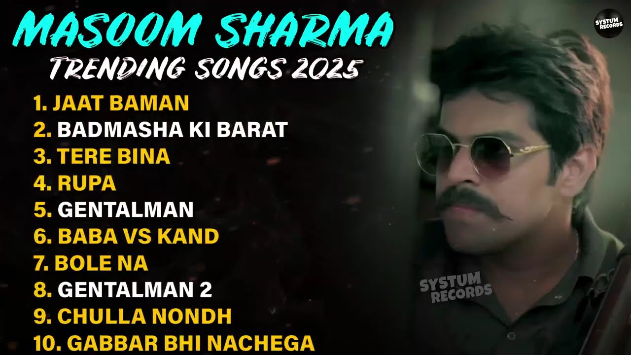 Masoom Sharma Banned Songs 2026 | Top 10 Hit Song | Latest Haryanvi Song | New Haryanvi Song