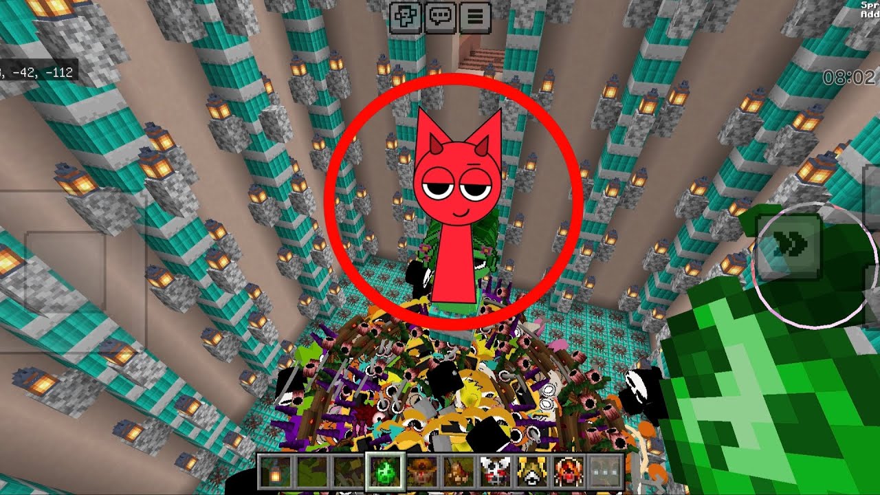 I Summon New Incredibox Sprunki in Minecraft Pe Mod #sprunki #minecraft #tnt #incredibox 