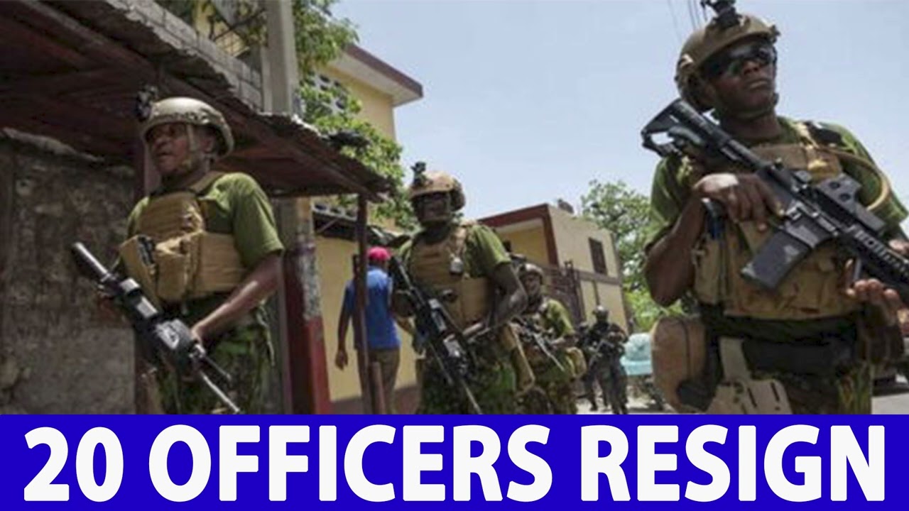 Fear rocks statehouse as 20 police officers resign