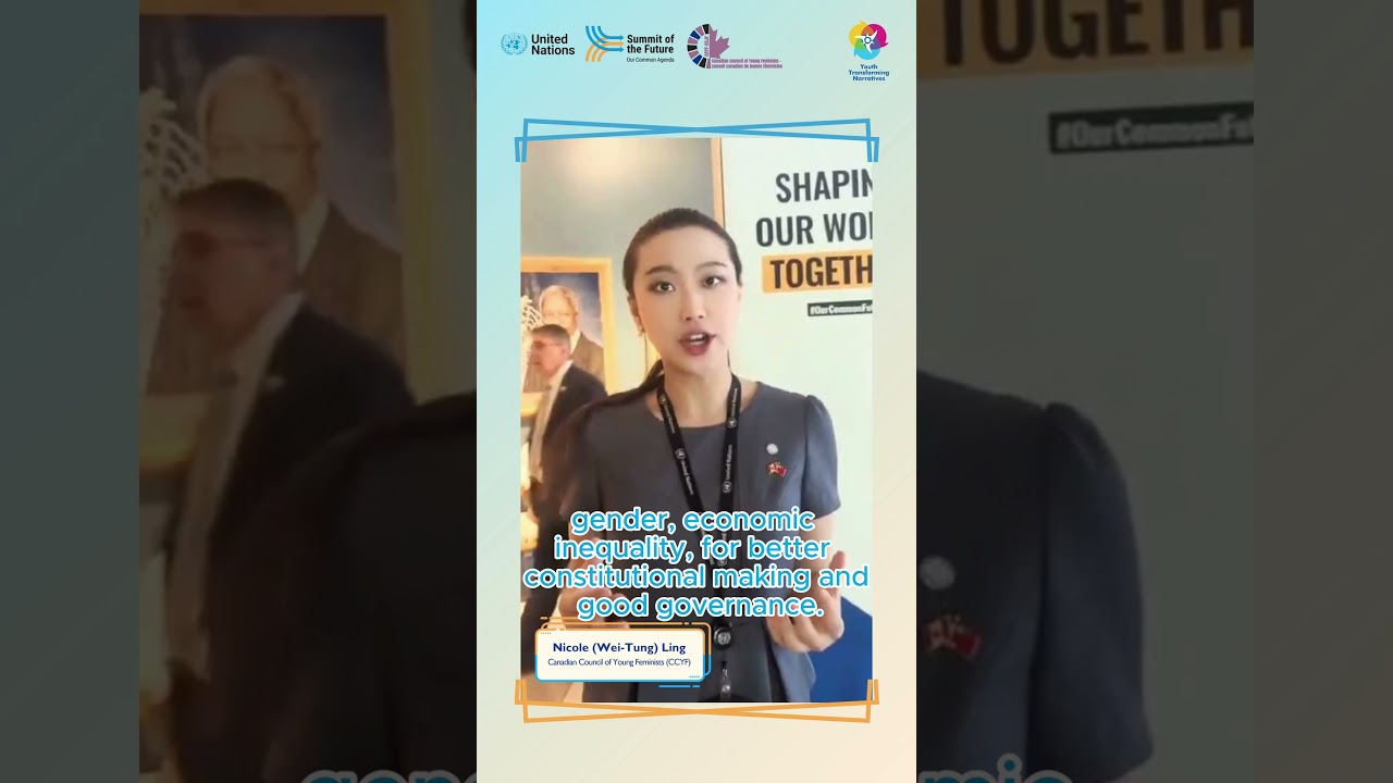 Nicole Ling on Peace and Security at the UN Summit of the Future 🇺🇳🕊️🇨🇦