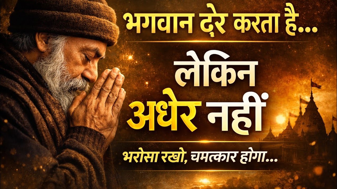 भगवान देर करता है लेकिन अंधेर नहीं | जो सह रहा है वही चुना गया है | Divine Message Hindi