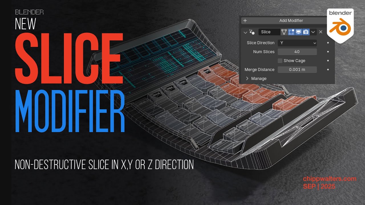 Blender: The slice modifier