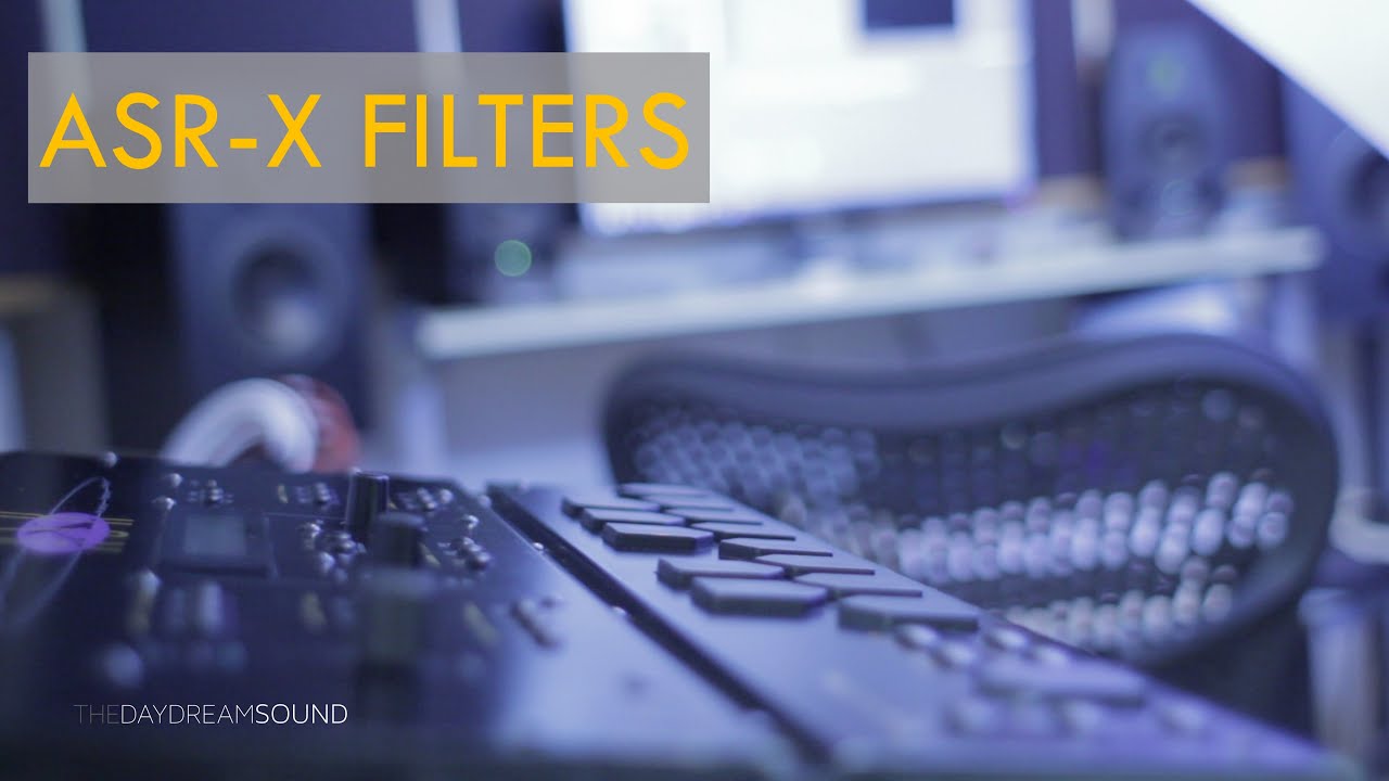 Ensoniq ASR X Filters On Display