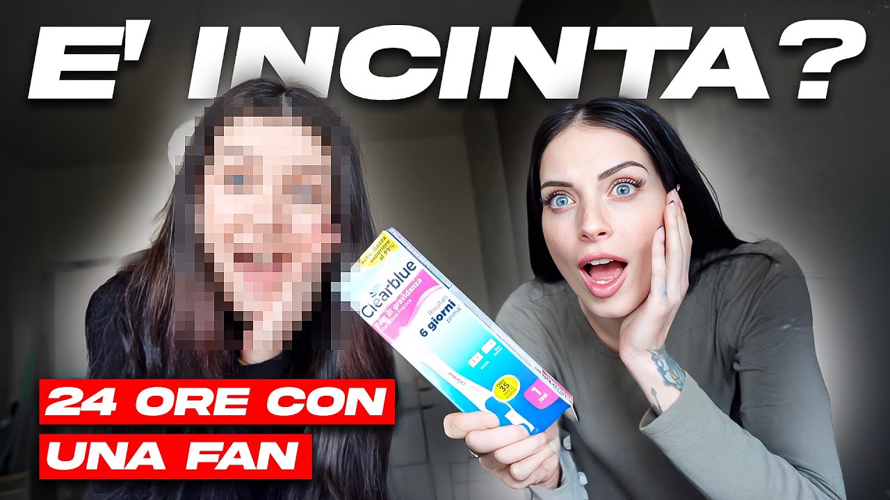 24H CON UNA FAN❤️| Ha fatto un Test Di Gravidanza 