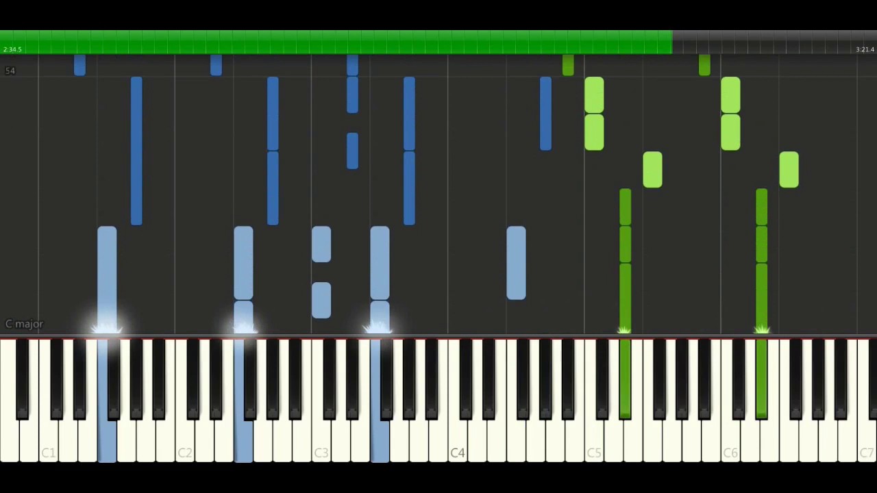 [Skillet - Finish Line] (Piano Tutorial | Synthesia)