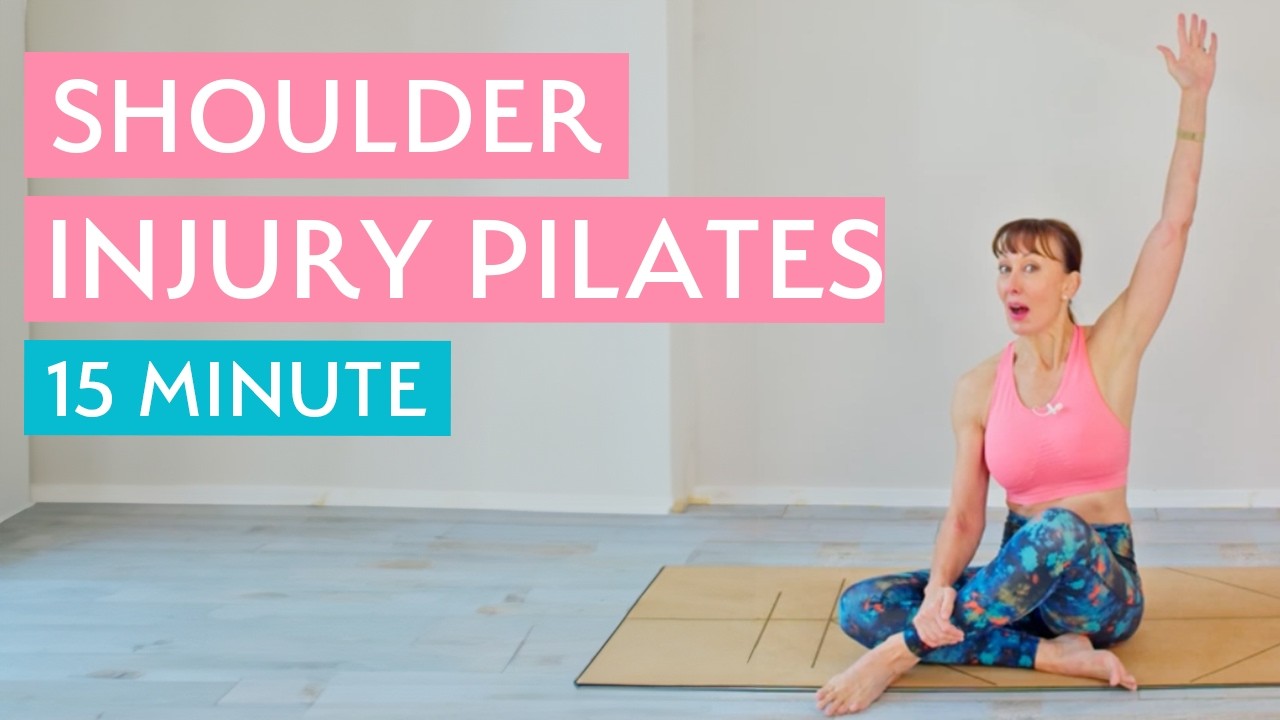Pilates for Painful Shoulders | Rotator Cuff Exercises for Shoulder Injury Rehab | 15 Mins