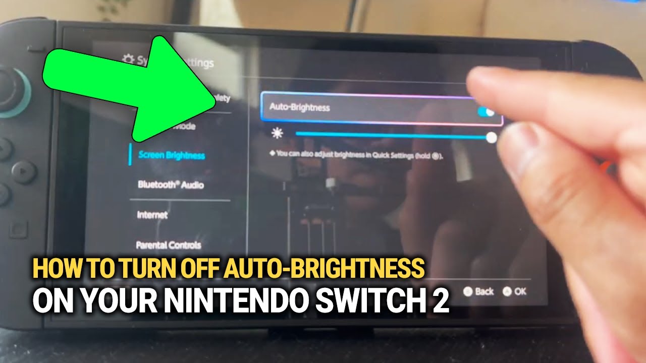 Как отключить автоматическую яркость на Nintendo Switch 2: ручное управление дисплеем!
