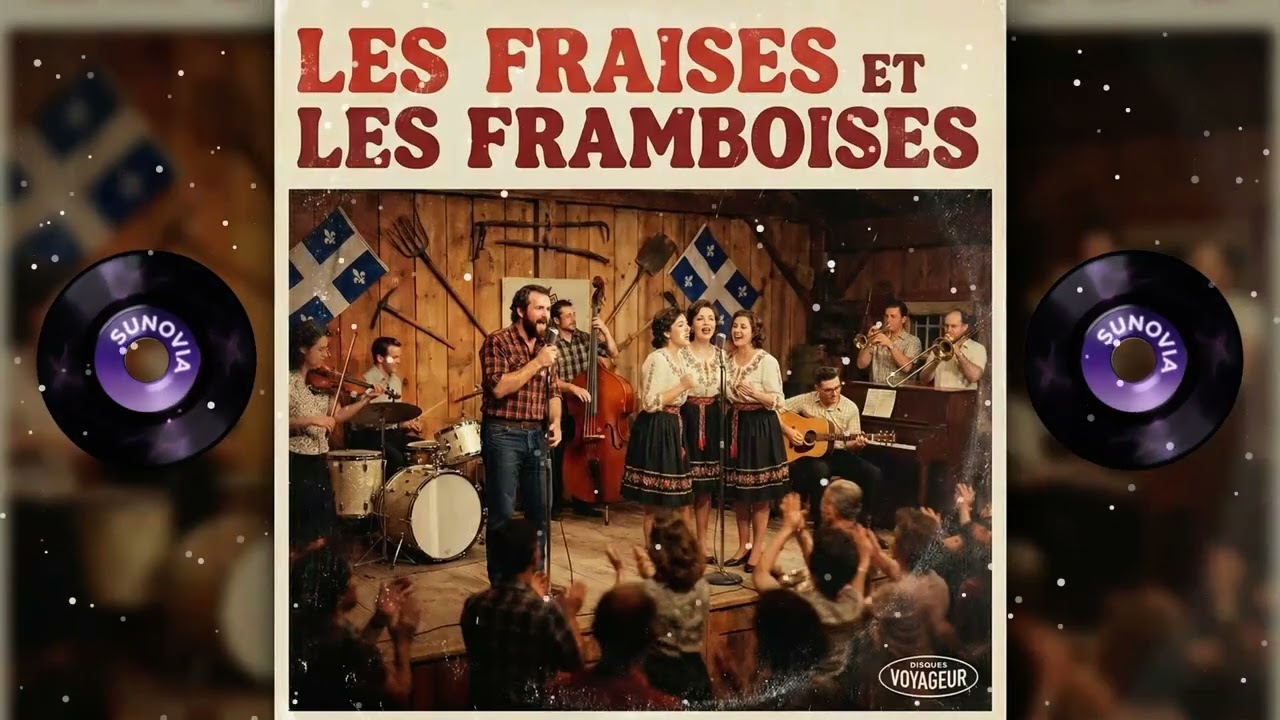 Les Fraises et les Framboises - Chanson Traditionnelle Québécoise | Folk Canadien-Français Festif