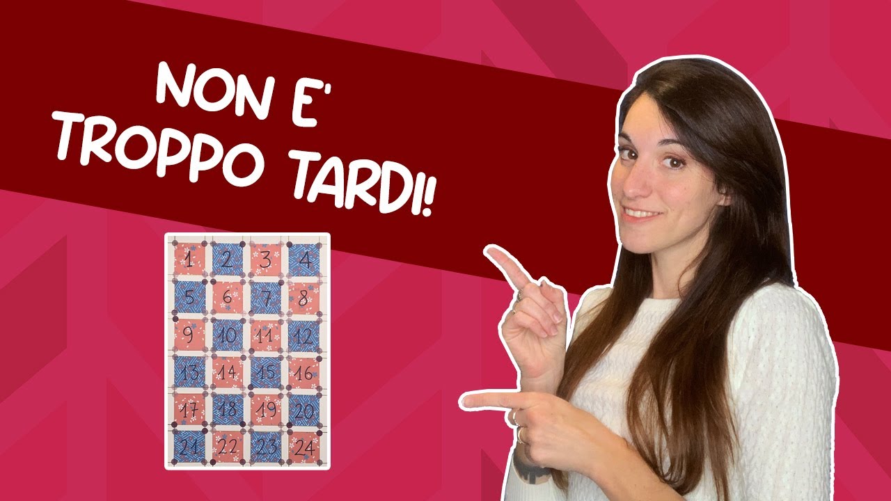 Calendario dell'avvento delle attività in famiglia - Tutorial