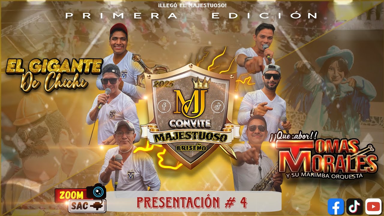 CONVITE MAJESTUOSO BRISEÑO - Primera Edición 2025 Presentación #4 Música - Tomás Morales 
