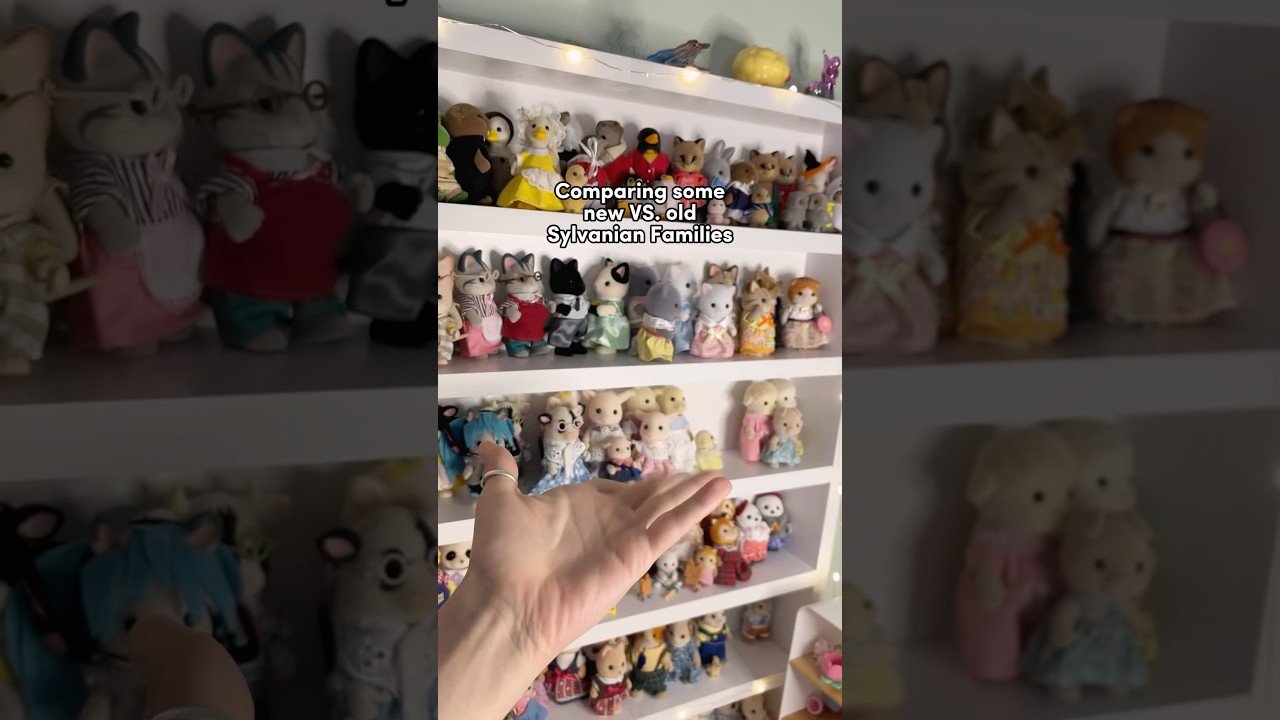 Some Old VS. New Sylvanian Families Babies! #calicocritters #sylvanianfamilies #vintage #collection