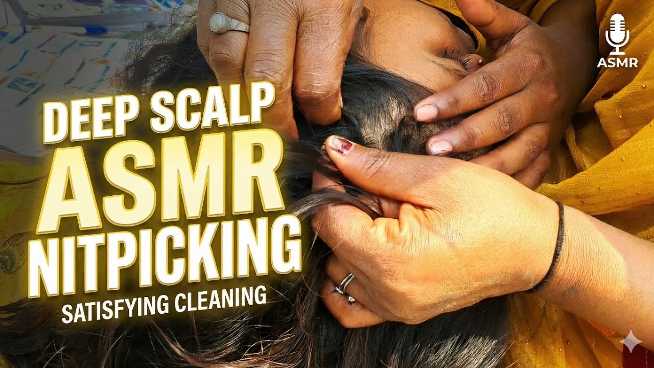 Deep Scalp ASMR | Super Satisfying Hair Cleaning Routine