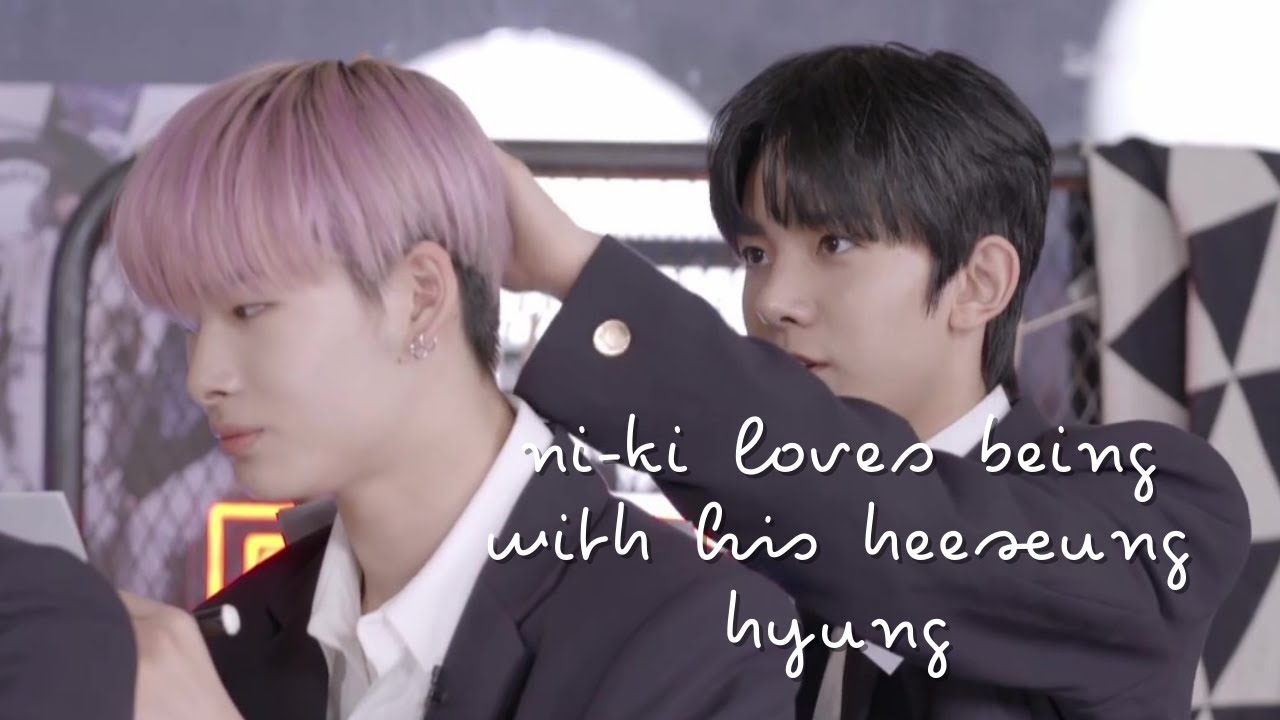 | heeki/seungki | ni-ki loves being with his heeseung hyung