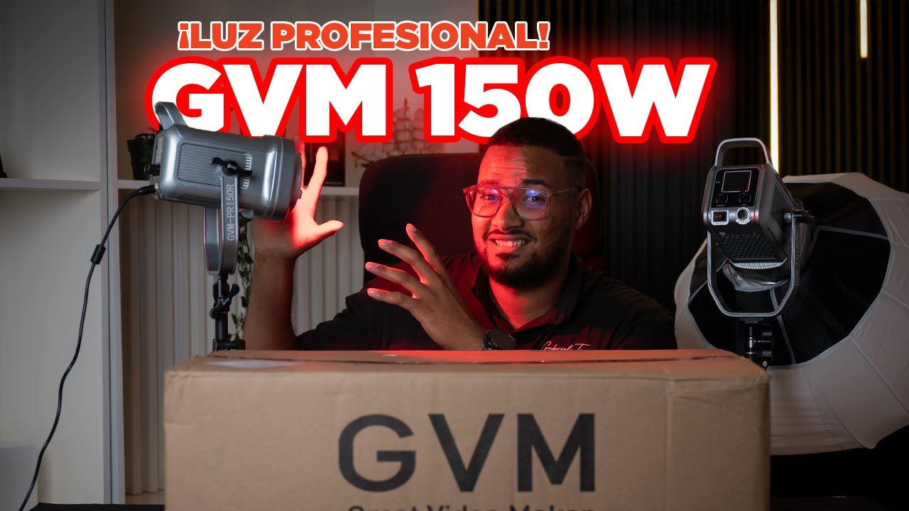¡Compré una y me regalaron otra! –GVM 150W RGB (Unboxing + Review)