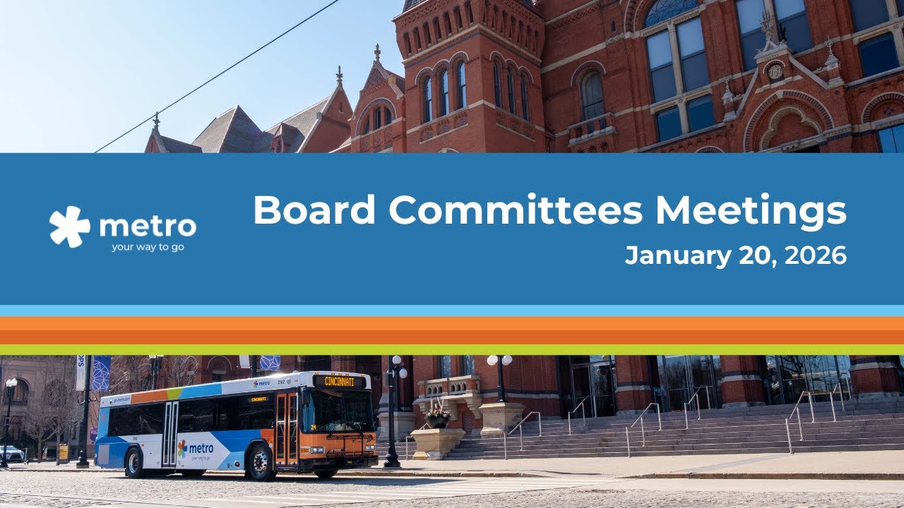 Metro Board of Trustee Committee Meetings: January 20, 2026