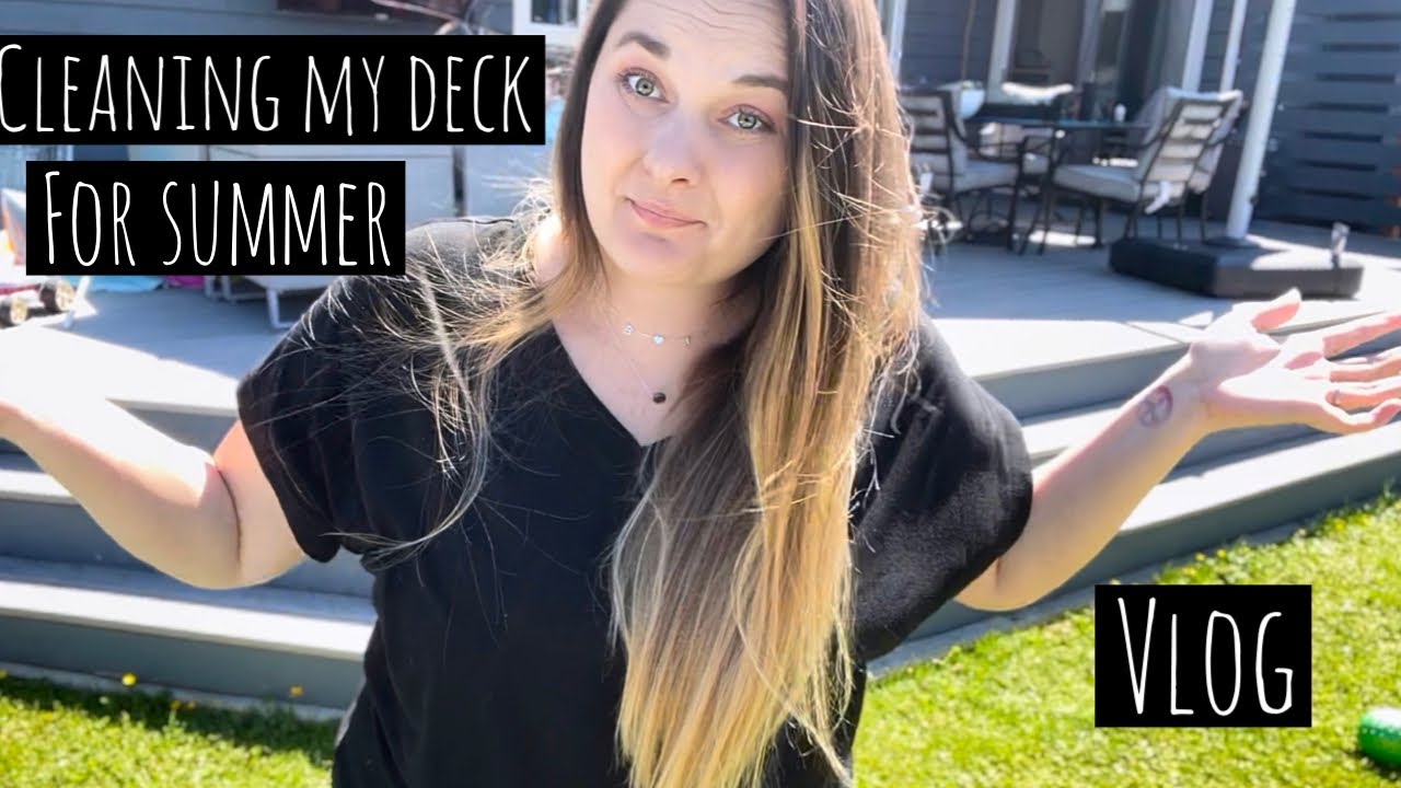 getting the backyard ready for summer - Vlog