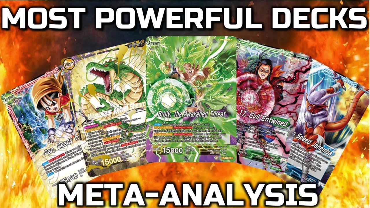 BEST WINNING DECK IN DRAGON BALL SUPER TCG! META-ANALYSIS