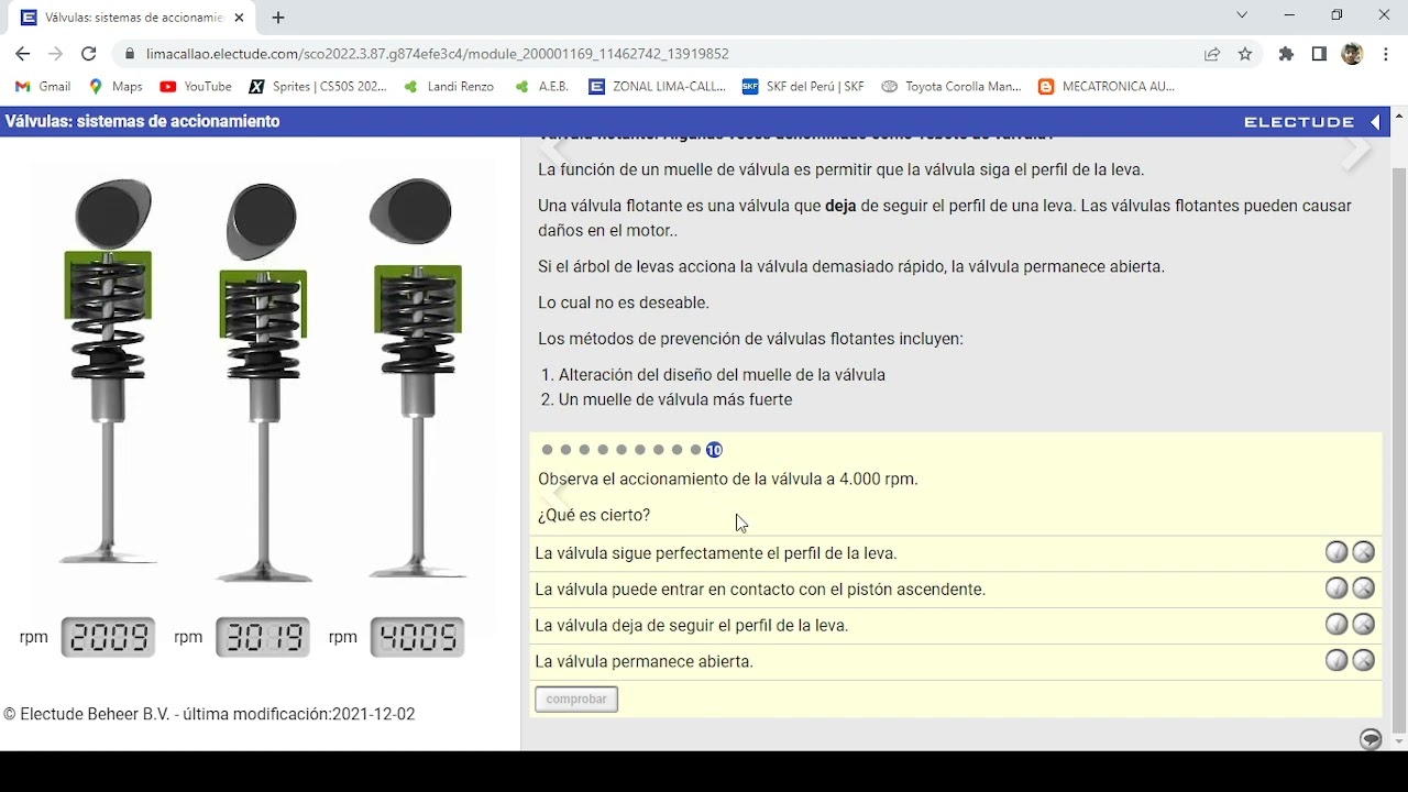 V&aacute;lvulas: sistema de accionamiento