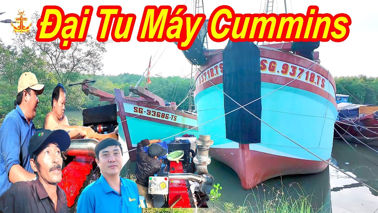 Ghe Rập Xếp Phước Thành Cần Giờ || Đại Tu Máy Móc Khá Chỉnh Chu