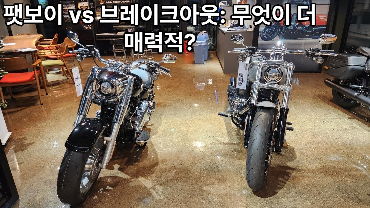 “둘 다 멋있는데 뭐가 달라｜할리데이비슨 팻보이·브레이크아웃 완전 비교”[할리데이비슨 부산점 권욱찬]