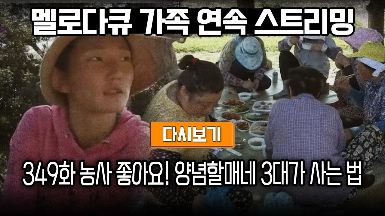 [다시보기] OBS 다시 보는 멜로다큐 가족 349화 농사 좋아요! 양념할매네 3대가 사는 법 (풀영상)