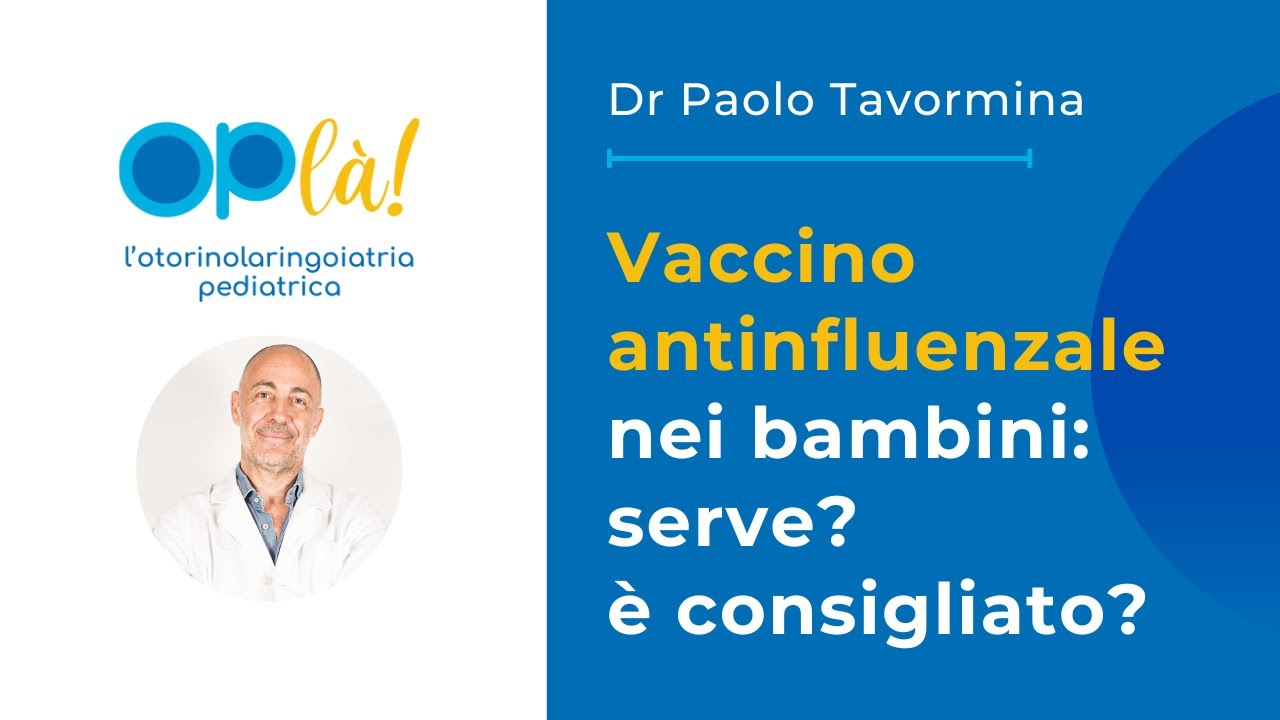 Vaccino antinfluenzale nei bambini: serve? è consigliato?