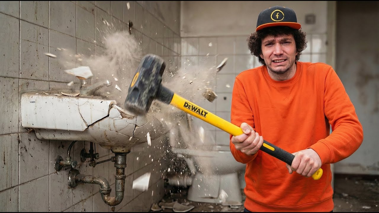 DEMOLISCO un VECCHIO BAGNO da RISTRUTTURARE