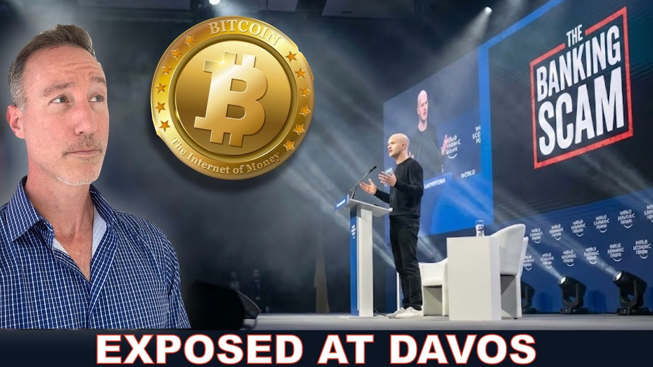 Coinbase CEO Exposes The Bank Scam At Davos.