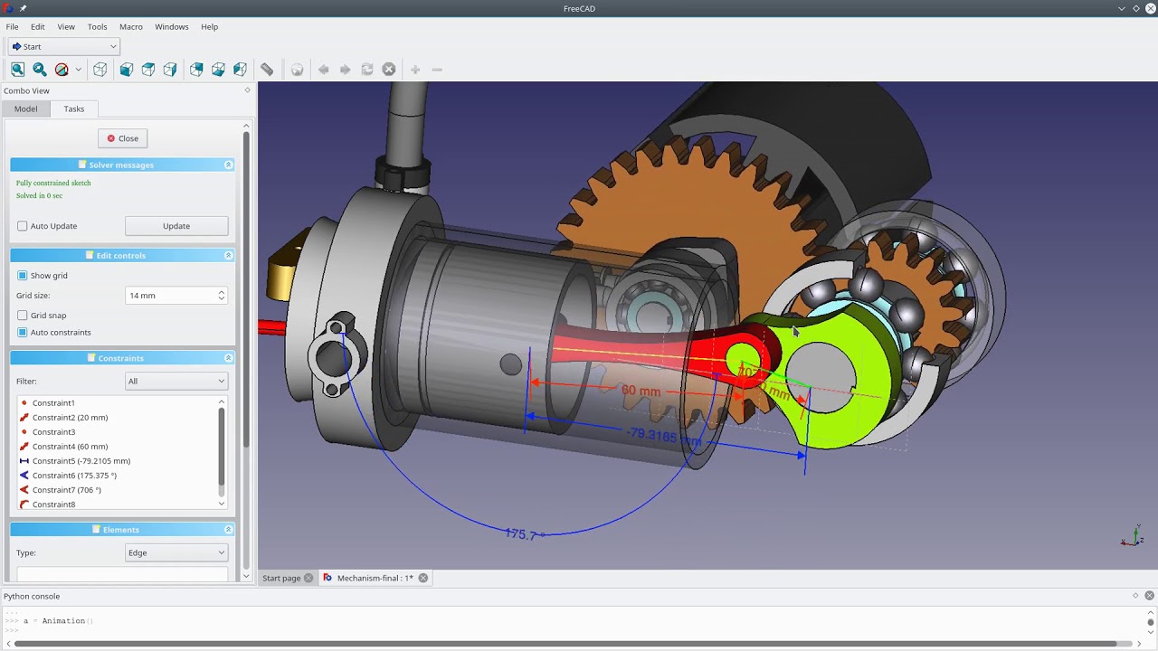 FreeCAD animation how to.