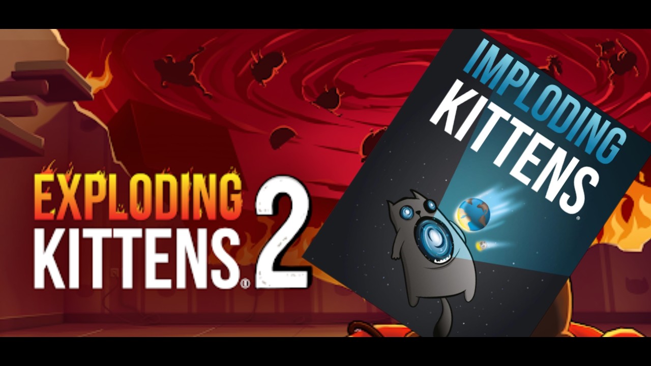 EXPLODING KITTENS 2: TO IMPLOD OR TO EXPLODE THAT IS THE QUESTION?! (3-player gameplay)